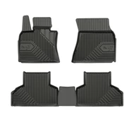 BMW X5 F15 Frogum No77 fekete 3D hótálcás TPE gumiszőnyeg szett 77408463