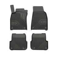 Audi A6 C6 2006-2011 Frogum No77 fekete 3D hótálcás TPE gumiszőnyeg szett 77408852