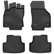 VW Volkswagen Golf VIII Frogum No77 fekete 3D hótálcás TPE gumiszőnyeg szett 77426689