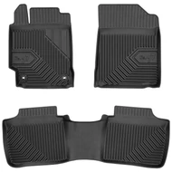 Toyota Camry VII Frogum No77 fekete 3D hótálcás TPE gumiszőnyeg szett 77427105