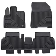 Peugeot e-Rifter Frogum No77 fekete 3D hótálcás TPE gumiszőnyeg szett 77430358