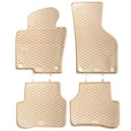 VW Volkswagen Passat B6 B7 CC Geyer Prémium beige - bézs gumiszőnyeg szett patenttal