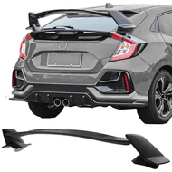 Honda Civic FK 2016-2020 TypeR stílusú matt - lakk fekete csomagtartó spoiler