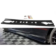 Mercedes C207 W207 AMG-LINE 2009-2012 Maxton Design Lakkozott fekete küszöb spoiler