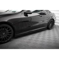 Mercedes A238 cabrio C238 coupe 2017-2023 AMG-LINE + E53 AMG Maxton Design Lakkozott fekete küszöb spoiler