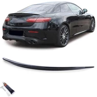 Mercedes Benz C238 E-osztály coupe AMG stílusú lakkozott fekete csomagtartó spoiler