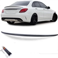 Mercedes Benz W205 C-osztály AMG stílusú lakkozott fekete csomagtartó spoiler