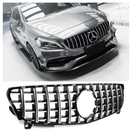 Mercedes Benz W176 A-osztály 2015-2018 króm - fekete hűtőrács Panamerica AMG GT stílusban