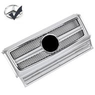 Mercedes Benz G-osztály W463 1990-2018 szatén ezüst - króm hűtőrács AMG stílusban