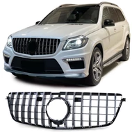 Mercedes Benz GL X166 2012-2015 króm - lakk fekete hűtőrács Panamerica AMG GT stílusban
