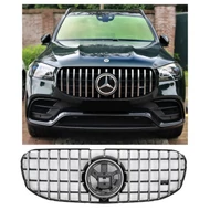 Mercedes Benz GLS X167 2019-2023 króm - fekete hűtőrács Panamerica AMG GT stílusban