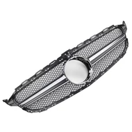 Mercedes Benz W205 2014-2018 króm-fekete hűtőrács C63 AMG stílusban embléma nélkül 360fok