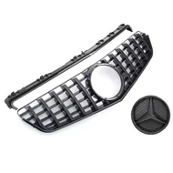 Mercedes Benz W207 C207 A207 2009-2013 lakkozott fekete hűtőrács Panamerica AMG GT stílusban lakk fekete emblémával
