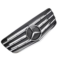 Mercedes Benz W211 2006/04 - 2009 fekete - króm hűtőrács AMG stílusban