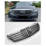 Mercedes Benz W213 S213 Exclusive 2016-2019 króm - fekete hűtőrács Maybach stílusban