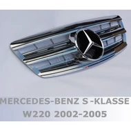 Mercedes Benz S-osztály W220 2002- 2005 króm hűtőrács AMG stílusban