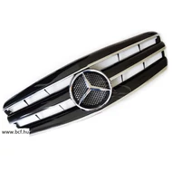 Mercedes Benz W221 2005-2009 fekete - króm hűtőrács AMG stílusban
