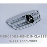 Mercedes Benz W221 2005-2009 krómozott ezüst hűtőrács AMG stílusban