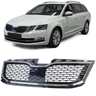 Skoda Octavia III 5E Facelift 2017-2020 króm - lakk fekete RS stílusú hűtőrács