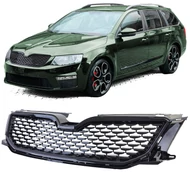 Skoda Octavia III 5E 2013-2017 lakk fekete RS stílusú hűtőrács