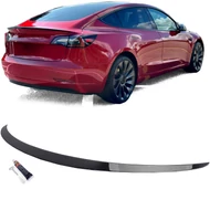 Tesla Model 3 2017- lakkozott fekete csomagtartó spoiler