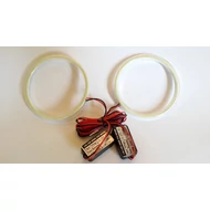 2db Univerzális 115mm hidegfehér COB LED angel eye karika