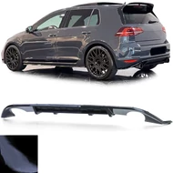 VW Golf VII GTI 2013-2017 hátsó lökhárítóhoz lakkozott fekete műanyag diffúzor
