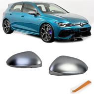 VW Volkswagen Golf VIII - ID.3 matt alumínium külső visszapillantó tükörborítás (sávtartó nélkülihez)