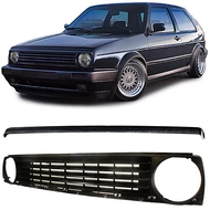 Volkswagen Golf II 19E 1983-1991 fényezetlen fekete hűtőrács felső léccel