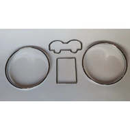 VW Golf IV Bora Passat B5 3B T4 Van króm műszerfal karika