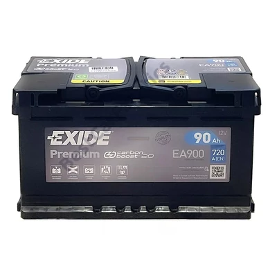 Exide Premium EA900 12V Akkumulátor 90Ah 720A Indítóáram Jobb+