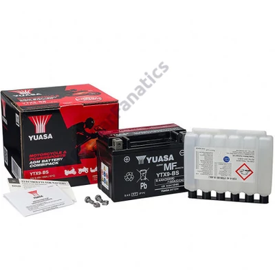 Yuasa YTX9-BS 12V Akkumulátor 8,4Ah 135A Indítóáram Bal+