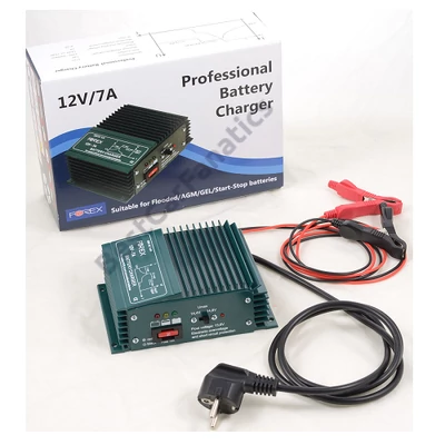 FOREX T127 12V 7A automata akkumulátor töltő