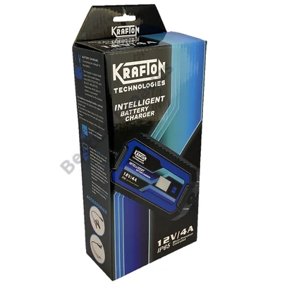KRAFTON KR-124 12V 4A intelligens akkumulátor töltő