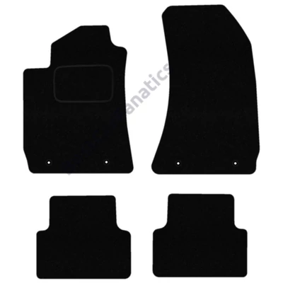 Alfa Romeo 159 2005-2008 prémium fekete velúrszőnyeg szett piros fehér cérnás varrással