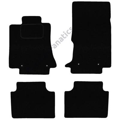 Alfa Romeo Giulia 4x4 2016-tól prémium fekete velúrszőnyeg szett piros fehér cérnás varrással