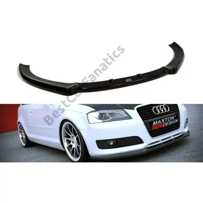 AUDI A3 8P facelift 2008-2013 Maxton Design lakkozott fekete spoiler koptató
