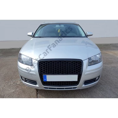 AUDI A3 8P 2005-2008 RS stílusú fényes fekete hűtőrács