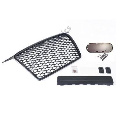 AUDI A3 8P 2005-2008 S-LINE-hoz RS stílusú fényes fekete hűtőrács