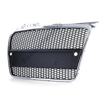 AUDI A4 B7 8E 8H 2004-2009 króm fekete RS stílusú hűtőrács