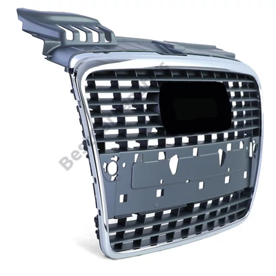 AUDI A4 B7 8E 8H 2004-2009 króm - fekete gyári stílusú hűtőrács PDC