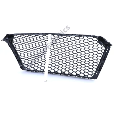 AUDI A4 B9 8W 2015-2019 matt fekete RS stílusú hűtőrács