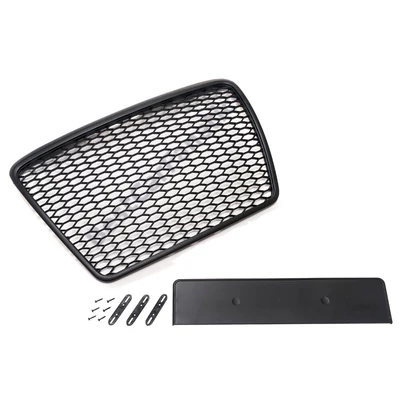 AUDI A6 C6 4F 2004-2011 matt fekete RS stílusú hűtőrács
