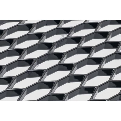 AUDI A6 C6 4F 2004-2011 matt fekete RS stílusú hűtőrács