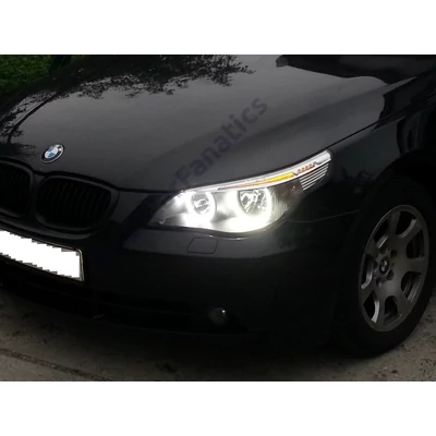 BMW E60 E61 H7 120SMD LED fehér angel eye nappali menetfény karika szett
