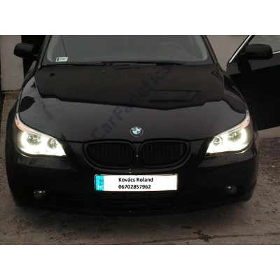 BMW E60 E61 H7 120SMD LED fehér angel eye nappali menetfény karika szett