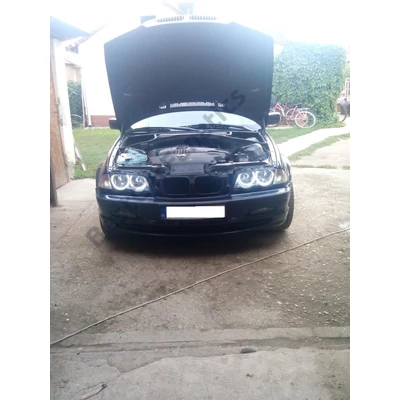 BMW E46 H7 halogén CCFL fénycsöves fehér angel eye