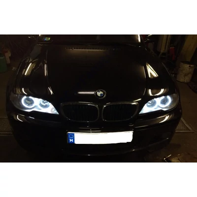 BMW E46 facelift coupe cabrio 105mm CCFL fénycsöves fehér angel eye 