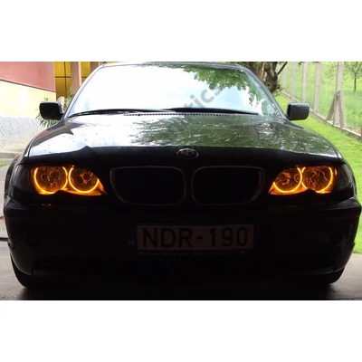 BMW E46 facelift coupe cabrio 110COB LED angel eye narancssárga színű