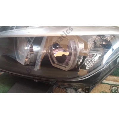BMW F30 F31 DTM M4 SMD LED fehér angel eye szett gyári halogénlámpához
